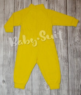 Комбинезон флисовый и домашний для новорожденных желтого цвета