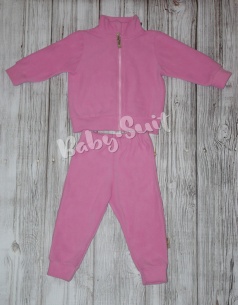 Флисовый костюм Baby-suit розового цвета