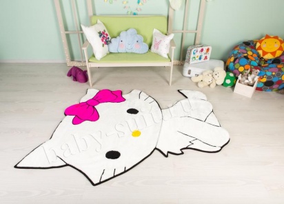 Детский меховой коврик "Котенок" для малышей и детей
