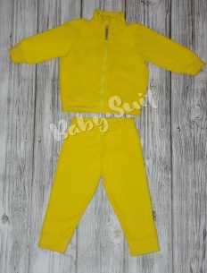 Костюм флисовый Baby-suit жёлтого цвета