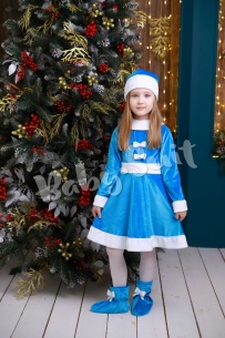 Карнавальный костюм Внучки Дедушки Мороза для детей и малышей