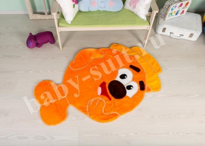 Детский меховой коврик "Мишка" для малышей и детей