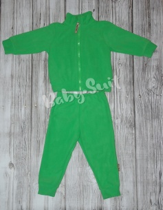 Флисовый костюм Baby-suit зелёного цвета